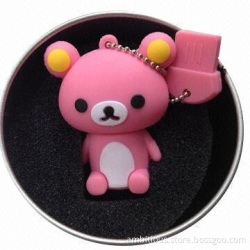 Silicon USB Flash Drive, 64MB to 128GB, RoHS Directive-compliant